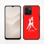 כיסוי בעיצוב אישי עם השם שלך לדגם - Realme P4x 5G בעיצוב שחקן הוקי