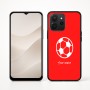 כיסוי בעיצוב אישי עם השם שלך לדגם - Realme P4x 5G בעיצוב כדורגל כדור כדורגל