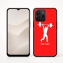 כיסוי בעיצוב אישי עם השם שלך לדגם - Realme P4x 5G בעיצוב הרמת משקולות