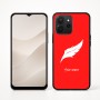 כיסוי בעיצוב אישי עם השם שלך לדגם - Realme P4x 5G בעיצוב נוצת נוצה