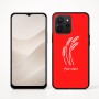 כיסוי בעיצוב אישי עם השם שלך לדגם - Realme P4x 5G בעיצוב חיטה גלית זהב