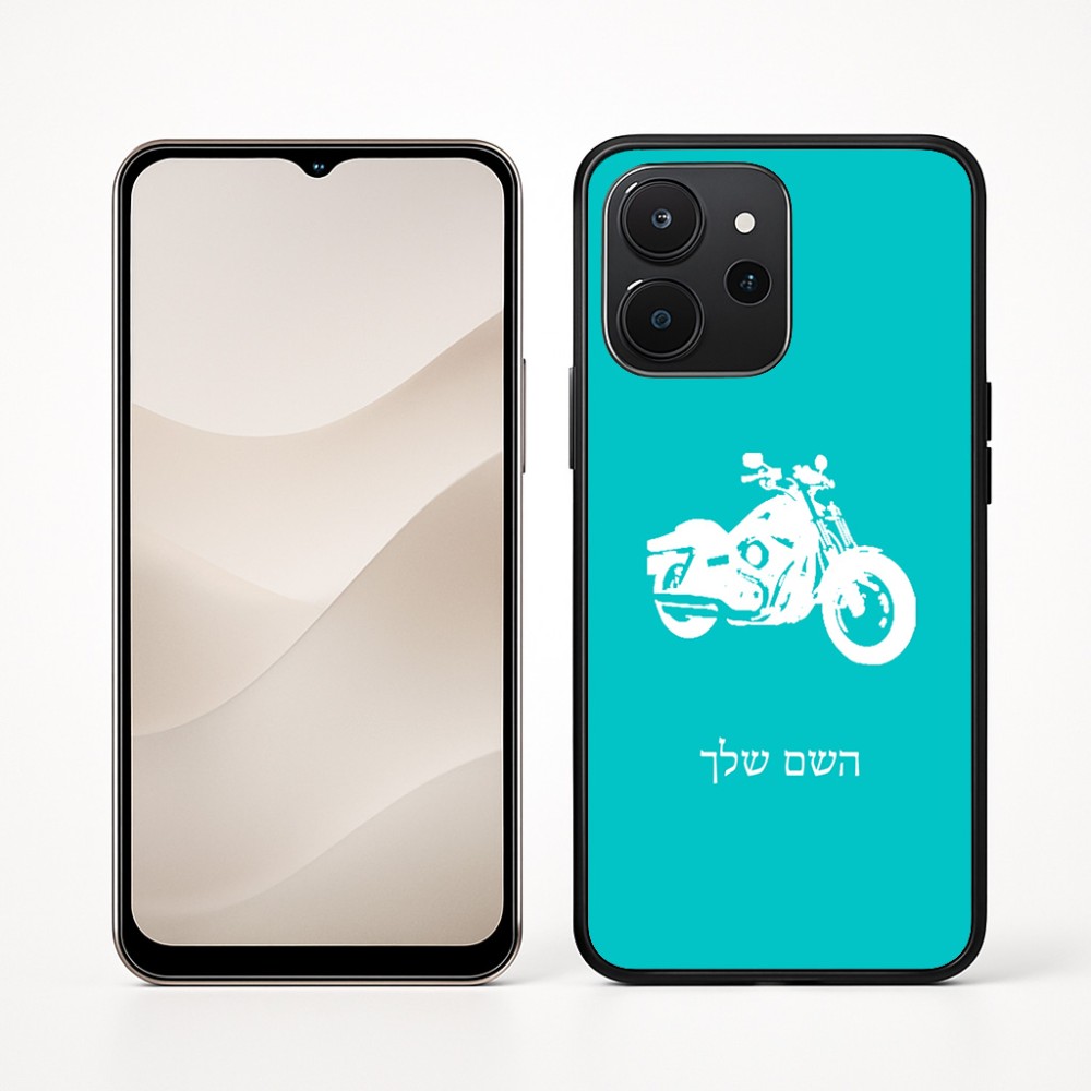 כיסוי בעיצוב אישי עם השם שלך לדגם - Realme P4x 5G בעיצוב הארלי-דיווידסון