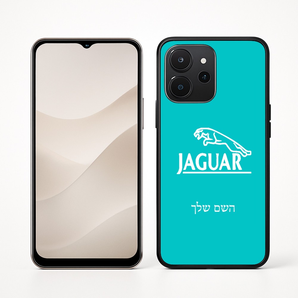 כיסוי בעיצוב אישי עם השם שלך לדגם - Realme P4x 5G בעיצוב יגואר