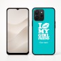 כיסוי בעיצוב אישי עם השם שלך לדגם - Realme P4x 5G בעיצוב לנשק את החברה שלי