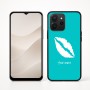 כיסוי בעיצוב אישי עם השם שלך לדגם - Realme P4x 5G בעיצוב שפתיים - נשיקה