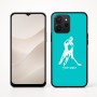 כיסוי בעיצוב אישי עם השם שלך לדגם - Realme P4x 5G בעיצוב שחקן הוקי