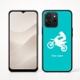 כיסוי בעיצוב אישי עם השם שלך לדגם - Realme P4x 5G בעיצוב מוטוקרוס