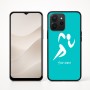 כיסוי בעיצוב אישי עם השם שלך לדגם - Realme P4x 5G בעיצוב רצים אולימפיים