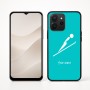 כיסוי בעיצוב אישי עם השם שלך לדגם - Realme P4x 5G בעיצוב קפיצת סקי אולימפית