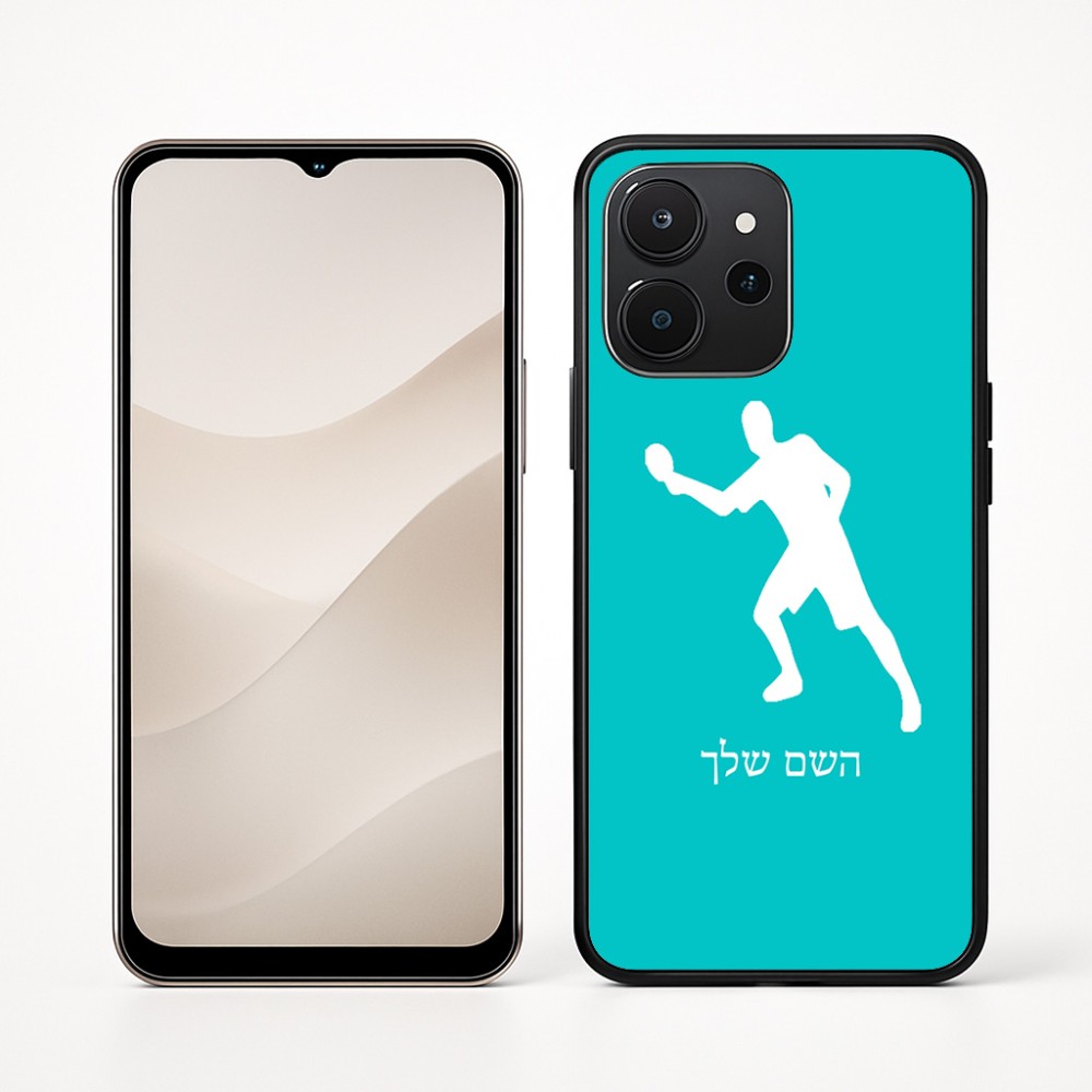כיסוי בעיצוב אישי עם השם שלך לדגם - Realme P4x 5G בעיצוב שחקן פינג פונג