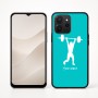 כיסוי בעיצוב אישי עם השם שלך לדגם - Realme P4x 5G בעיצוב הרמת משקולות