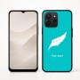 כיסוי בעיצוב אישי עם השם שלך לדגם - Realme P4x 5G בעיצוב נוצת נוצה