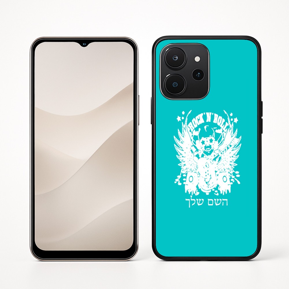 כיסוי בעיצוב אישי עם השם שלך לדגם - Realme P4x 5G בעיצוב רוקנרול
