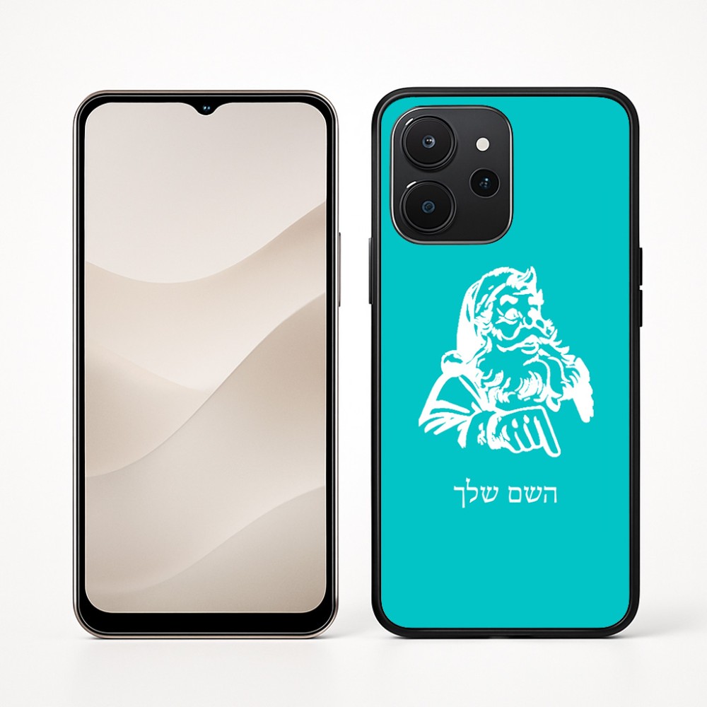 כיסוי בעיצוב אישי עם השם שלך לדגם - Realme P4x 5G בעיצוב סנטה קלאוס