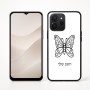 כיסוי בעיצוב אישי עם השם שלך לדגם - Realme P4x 5G בעיצוב פרפר