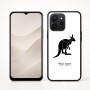 כיסוי בעיצוב אישי עם השם שלך לדגם - Realme P4x 5G בעיצוב קנגורו