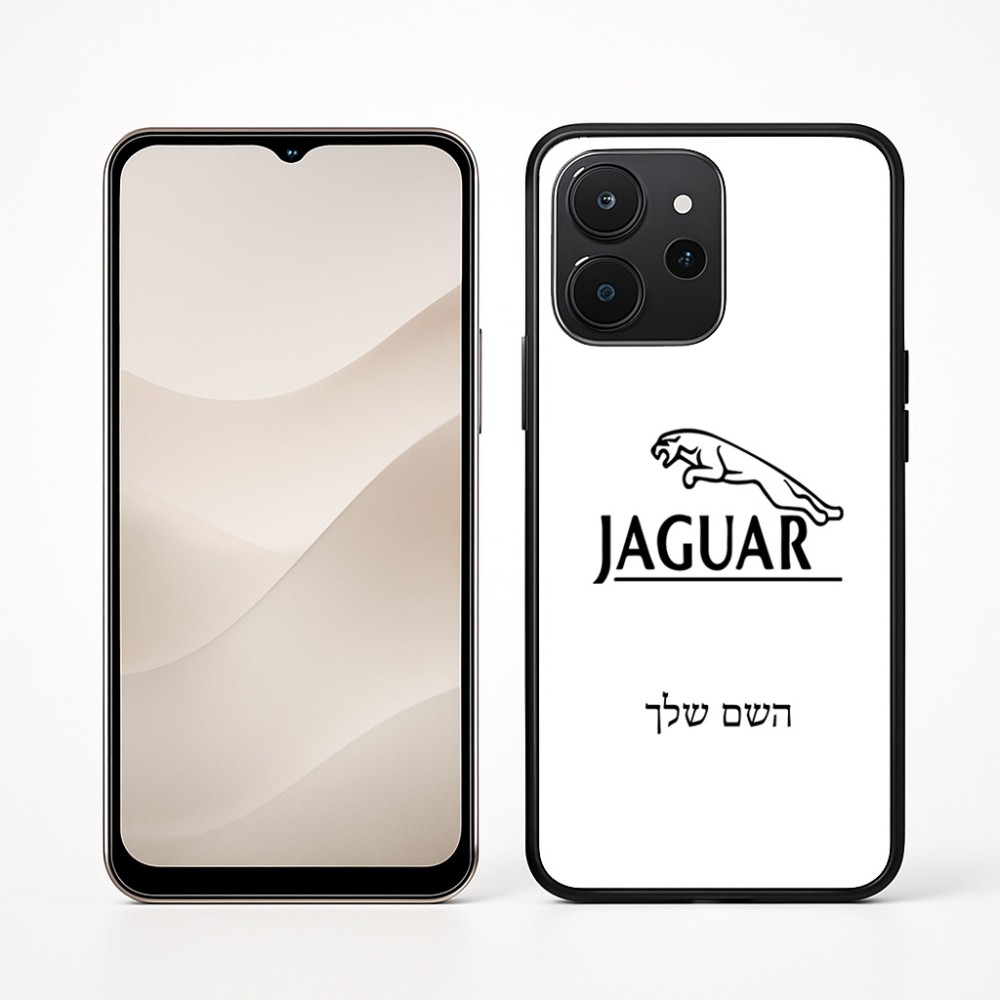 כיסוי בעיצוב אישי עם השם שלך לדגם - Realme P4x 5G בעיצוב יגואר