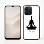 כיסוי בעיצוב אישי עם השם שלך לדגם - Realme P4x 5G בעיצוב אימון יוגה