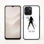 כיסוי בעיצוב אישי עם השם שלך לדגם - Realme P4x 5G בעיצוב אישה שטן
