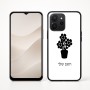 כיסוי בעיצוב אישי עם השם שלך לדגם - Realme P4x 5G בעיצוב פרח