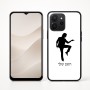 כיסוי בעיצוב אישי עם השם שלך לדגם - Realme P4x 5G בעיצוב רקדן