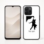 כיסוי בעיצוב אישי עם השם שלך לדגם - Realme P4x 5G בעיצוב אישה רוקדת עם גבר