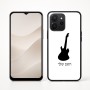 כיסוי בעיצוב אישי עם השם שלך לדגם - Realme P4x 5G בעיצוב גיטרה