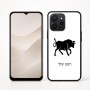 כיסוי בעיצוב אישי עם השם שלך לדגם - Realme P4x 5G בעיצוב מזלות - שור