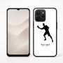 כיסוי בעיצוב אישי עם השם שלך לדגם - Realme P4x 5G בעיצוב שחקן פינג פונג