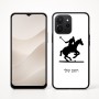 כיסוי בעיצוב אישי עם השם שלך לדגם - Realme P4x 5G בעיצוב שחקן פולו - סוס