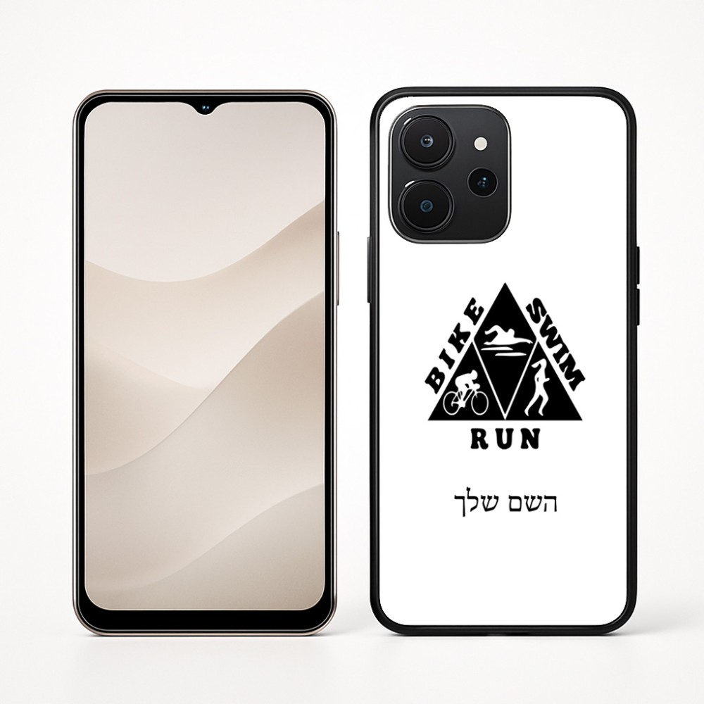 כיסוי בעיצוב אישי עם השם שלך לדגם - Realme P4x 5G בעיצוב טריאתלון