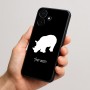 כיסוי בעיצוב אישי עם השם שלך לדגם - Realme P4x 5G בעיצוב קרנף