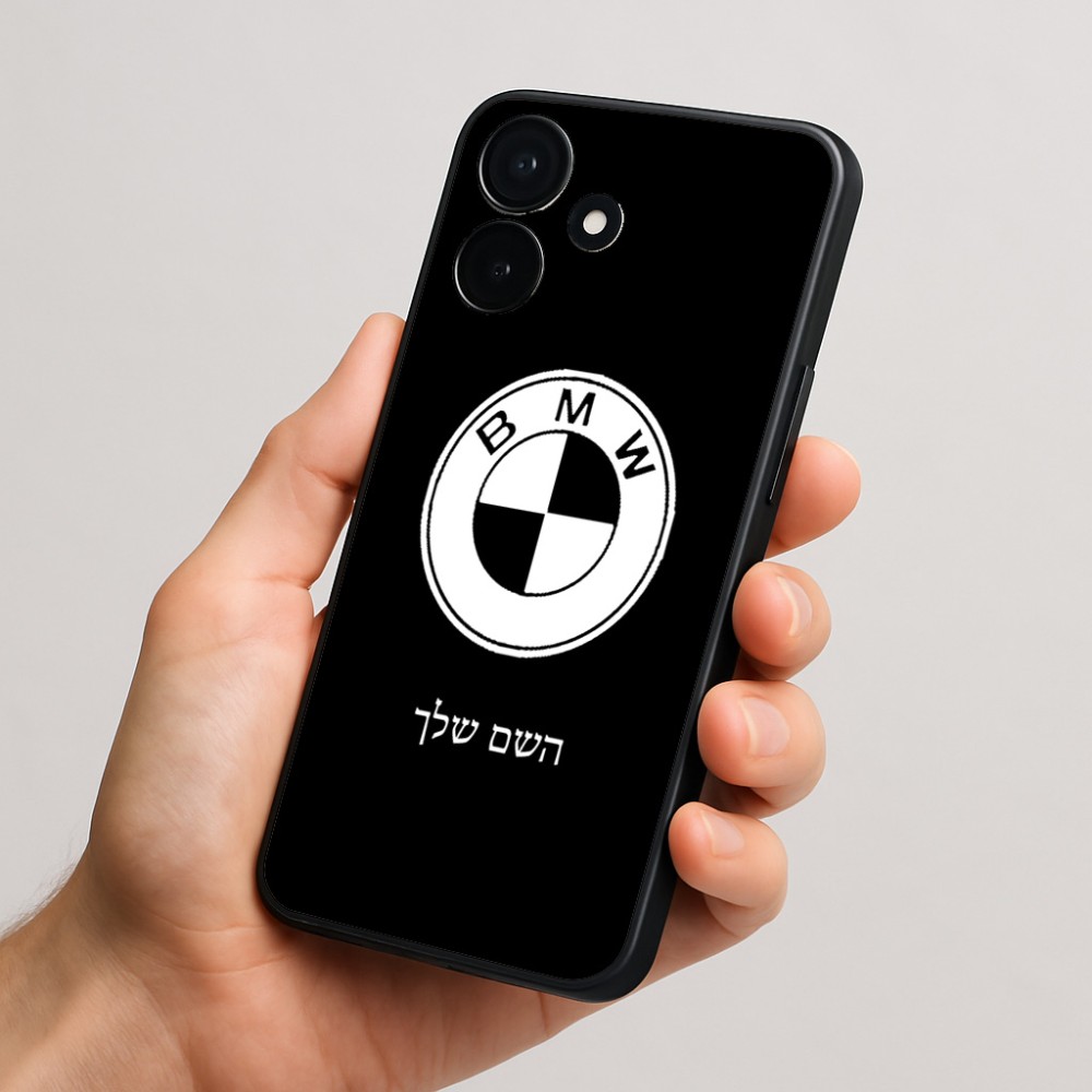 כיסוי בעיצוב אישי עם השם שלך לדגם - Realme P4x 5G בעיצוב ב.מ.וו