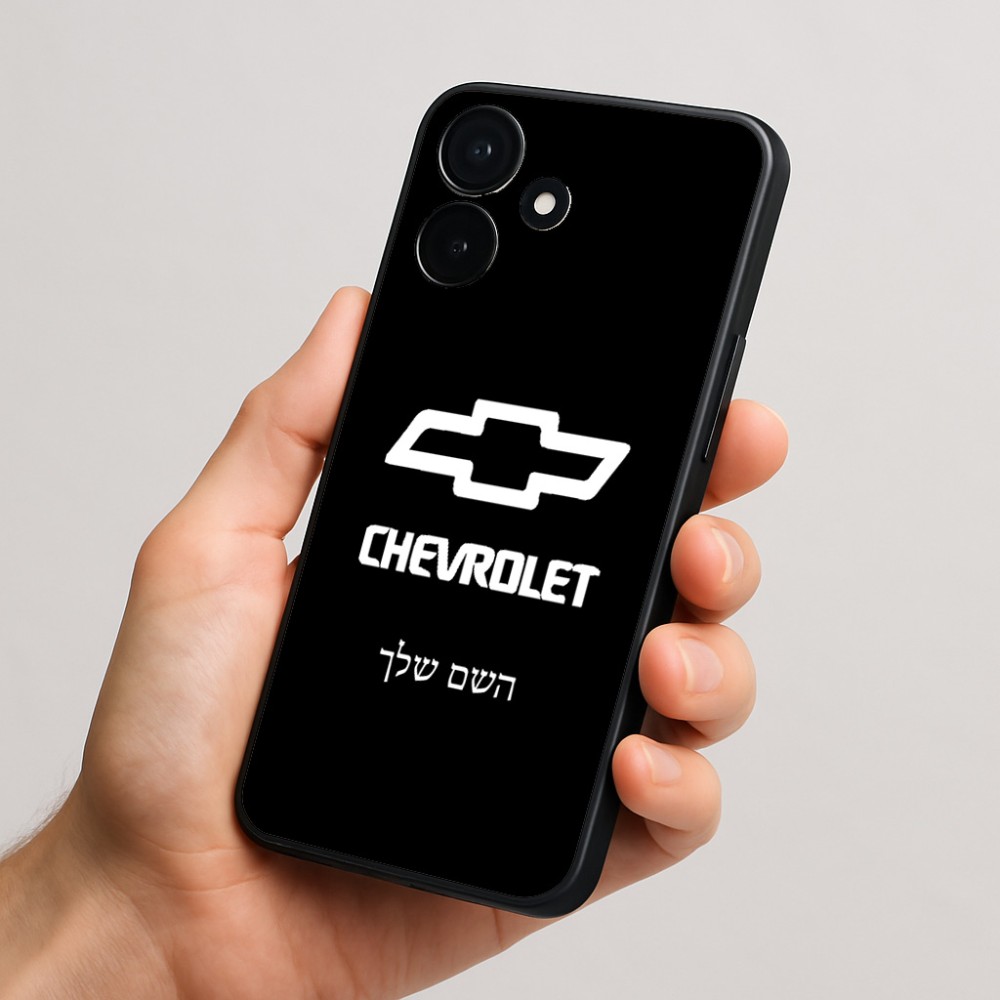 כיסוי בעיצוב אישי עם השם שלך לדגם - Realme P4x 5G בעיצוב שברולט