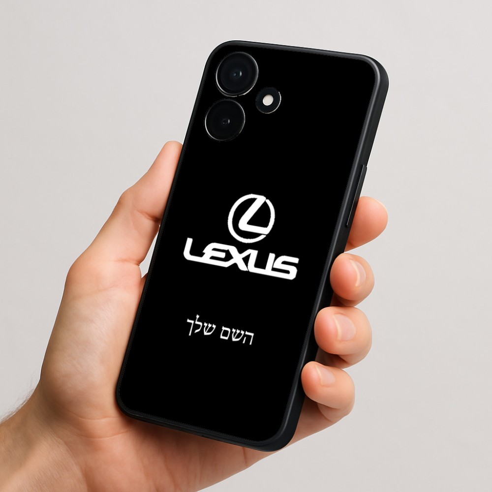 כיסוי בעיצוב אישי עם השם שלך לדגם - Realme P4x 5G בעיצוב לקסוס