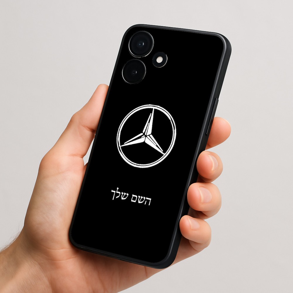 כיסוי בעיצוב אישי עם השם שלך לדגם - Realme P4x 5G בעיצוב מרצדס-בנץ