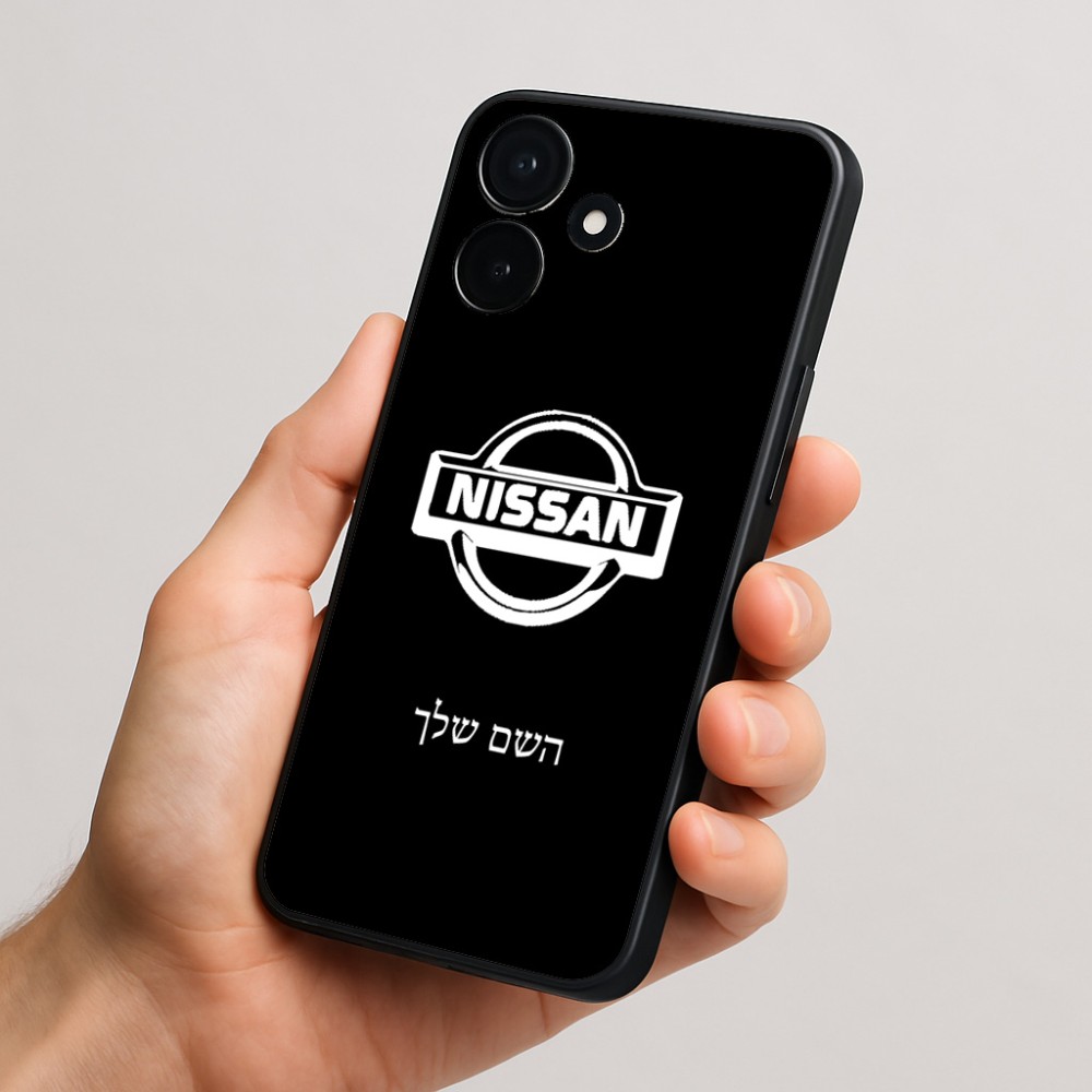 כיסוי בעיצוב אישי עם השם שלך לדגם - Realme P4x 5G בעיצוב ניסאן