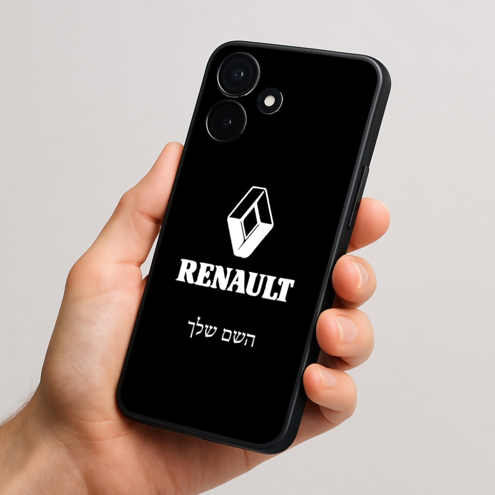 כיסוי בעיצוב אישי עם השם שלך לדגם - Realme P4x 5G בעיצוב רנו