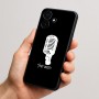 כיסוי בעיצוב אישי עם השם שלך לדגם - Realme P4x 5G בעיצוב מיקרופון