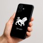 כיסוי בעיצוב אישי עם השם שלך לדגם - Realme P4x 5G בעיצוב מזלות - אריה