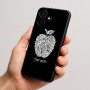 כיסוי בעיצוב אישי עם השם שלך לדגם - Realme P4x 5G בעיצוב הדפס תפוח