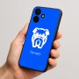 כיסוי בעיצוב אישי עם השם שלך לדגם - Realme P4x 5G בעיצוב פרצוף בולדוג