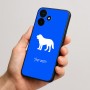כיסוי בעיצוב אישי עם השם שלך לדגם - Realme P4x 5G בעיצוב כלב