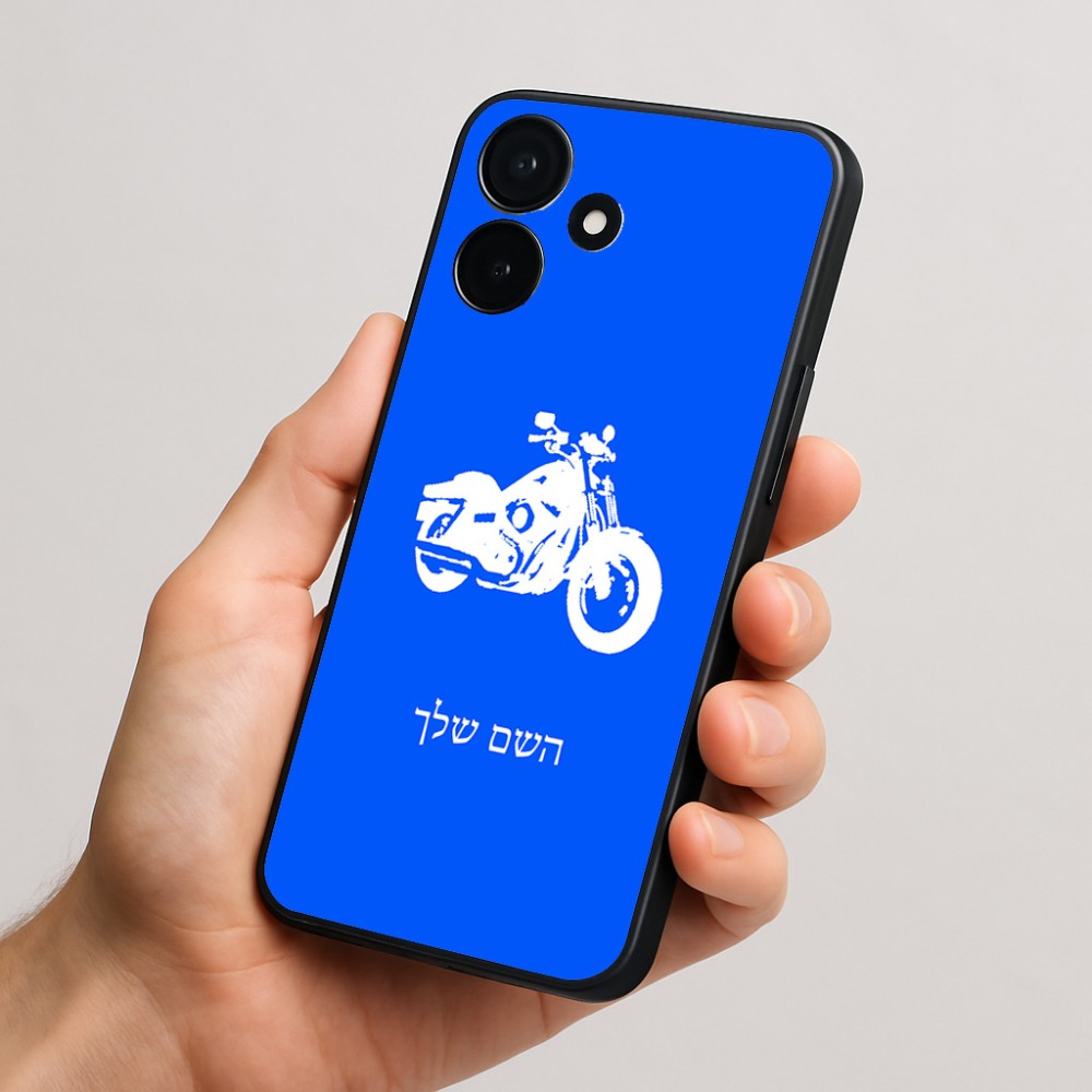 כיסוי בעיצוב אישי עם השם שלך לדגם - Realme P4x 5G בעיצוב הארלי-דיווידסון