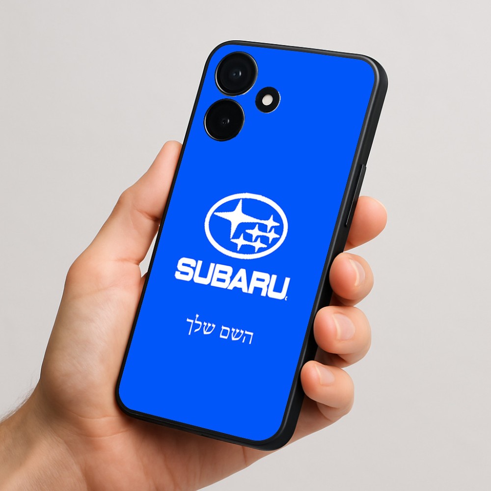 כיסוי בעיצוב אישי עם השם שלך לדגם - Realme P4x 5G בעיצוב סובארו