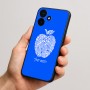 כיסוי בעיצוב אישי עם השם שלך לדגם - Realme P4x 5G בעיצוב הדפס תפוח
