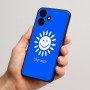 כיסוי בעיצוב אישי עם השם שלך לדגם - Realme P4x 5G בעיצוב שמש