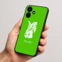 כיסוי בעיצוב אישי עם השם שלך לדגם - Realme P4x 5G בעיצוב ארנב מחזיק גזר