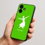 כיסוי בעיצוב אישי עם השם שלך לדגם - Realme P4x 5G בעיצוב בלרינה