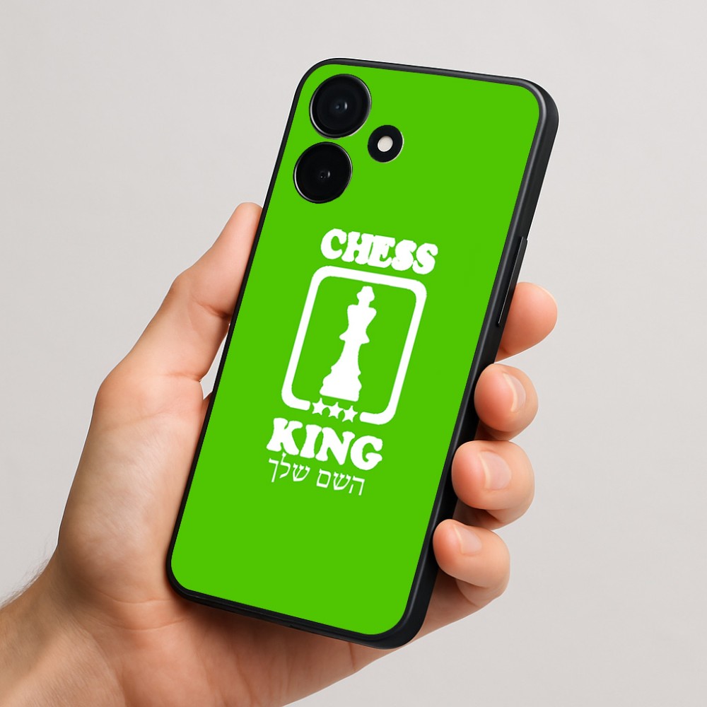 כיסוי בעיצוב אישי עם השם שלך לדגם - Realme P4x 5G בעיצוב שחמט